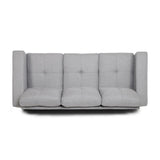 Christopher Knight Home® - Noble House - Bowden Three Seater Sofa with Wood Legs