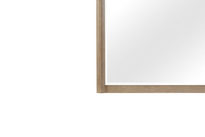 English Elm Queen Sand Canopy Bedroom Set with USB Nightstand, Cedar/Felt Drawers, Metal Accents & Mirror B2699S00058