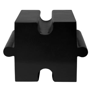 English Elm Christopher Knight Home® - Puzzle Art Side Table - Modular Black Mgo Design For Custom Indoor & Outdoor Arrangements, Weatherproof N770P347932B