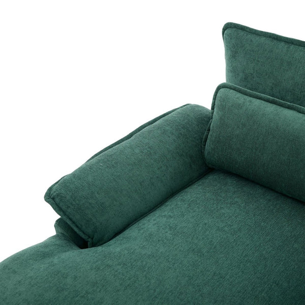 English Elm United We Win U Shaped Cloud Couch - 110" Modular Sectional Sofa With Memory Foam & Storage Pockets W1568S00216-GIGA