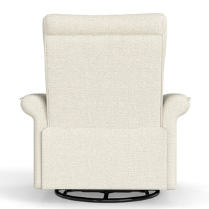 English Elm Power Power Swivel Rocker Recliner Chair with Wide Armrests, Dual USB Charging Ports, Compact Comfort Gray W1028S00054