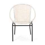 Christopher Knight Home® - Noble House - Java Outdoor Modern Faux Rattan Club Chair - Set of 2