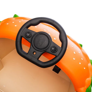 English Elm 12v Kids Hamburger Bumper Ride on Car with 360 Spin Parental Remote and Led Display W1578P299386