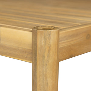 English Elm Christopher Knight Home® - Dining Wooden Acacia Dining Table for 4-6 with Spacious Countertop, Non-Slip Pads, Easy Care, Sturdy construction N779P210771L