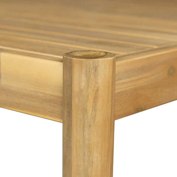 English Elm Christopher Knight Home® - Dining Wooden Acacia Dining Table for 4-6 with Spacious Countertop, Non-Slip Pads, Easy Care, Sturdy construction N779P210771L