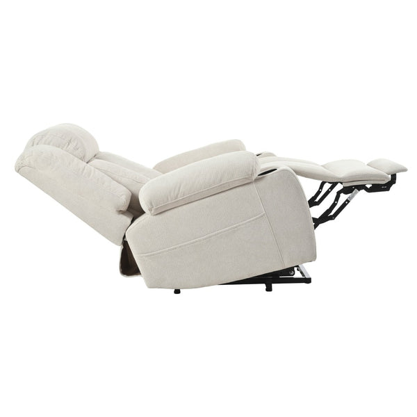 English Elm Power Lift Recliner Chair - Comfortable Fabric Seating With Remote, Cup Holders & Extended Footrest W1028S00042-GIGA