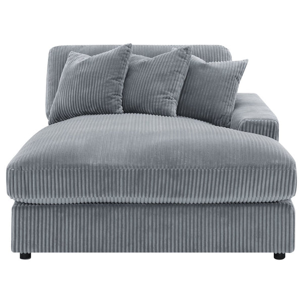 English Elm Cassidy Corduroy Sectional with Chaise Lounge for Relaxed Living Room Comfort B062S01422