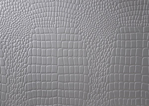 English Elm 1pc Modern Queen LED Faux Leather Upholstery Panel Bed with Tufted Headboard, Textured Footboard Glam Finish Beige,Silver 82.6 L x 2.76 W x 30.35 H B2741S00204