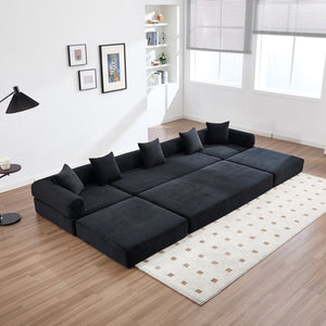 English Elm United We Win Convertible Folding Sofa Bed - Plush Corduroy, Memory Foam Comfort For Any Room! W1568S00248-GIGA