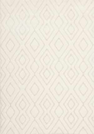 HomeRoots 5' Cream Area Rug - Luxurious Softness, Durable & Stain-Resistant for Elegant Home Décor & Comfort 7' X 10' 660013