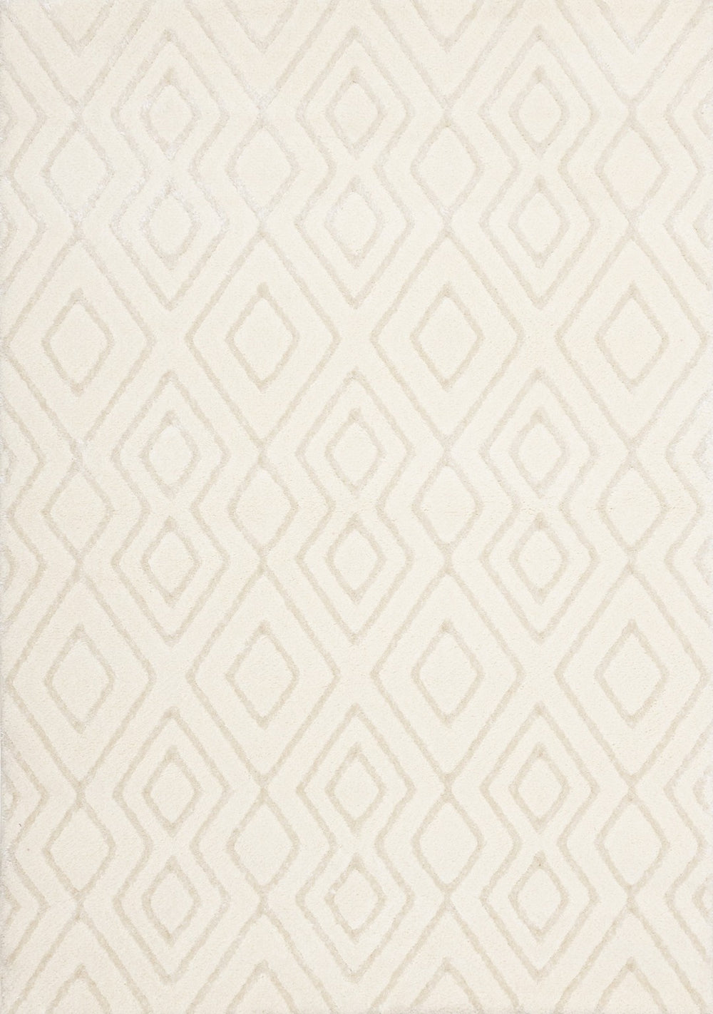 HomeRoots 5' Cream Area Rug - Luxurious Softness, Durable & Stain-Resistant for Elegant Home Décor & Comfort 8' X 11' 660014
