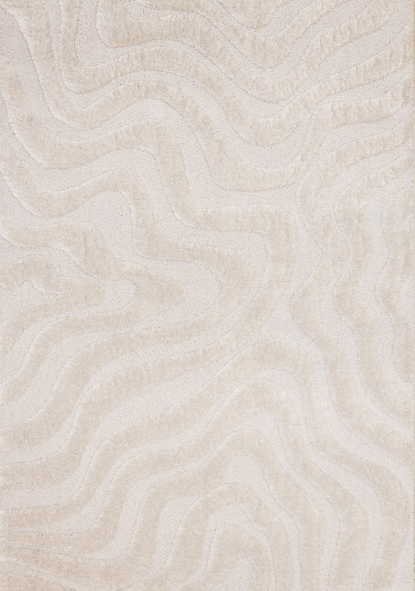 HomeRoots 5' Modern White Area Rug - Soft, Durable, and Stylish for Living Rooms, Bedrooms, and Playrooms 5' X 8' 660015