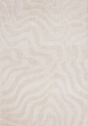 HomeRoots 5' Modern White Area Rug - Soft, Durable, and Stylish for Living Rooms, Bedrooms, and Playrooms 8' X 11' 660016