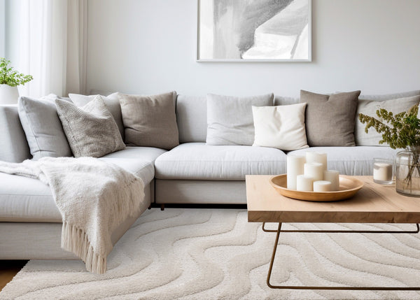 HomeRoots 5' Modern White Area Rug - Soft, Durable, and Stylish for Living Rooms, Bedrooms, and Playrooms 8' X 11' 660016