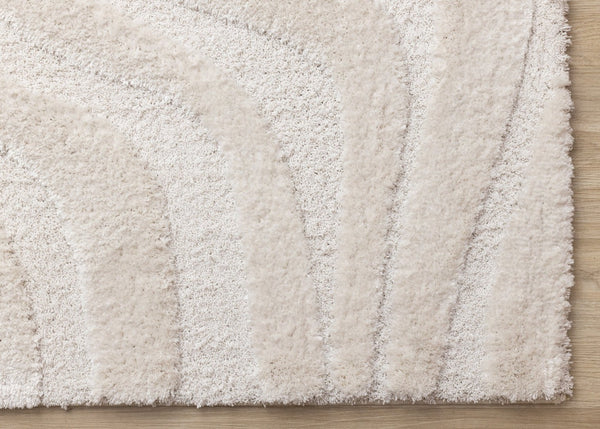 HomeRoots 5' Modern White Area Rug - Soft, Durable, and Stylish for Living Rooms, Bedrooms, and Playrooms 8' X 11' 660016