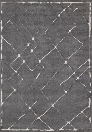 HomeRoots 5' Soft White Area Rug - Durable, Stain-Resistant, Modern Design for Cozy Living Spaces and Homes 5' X 8' 660017