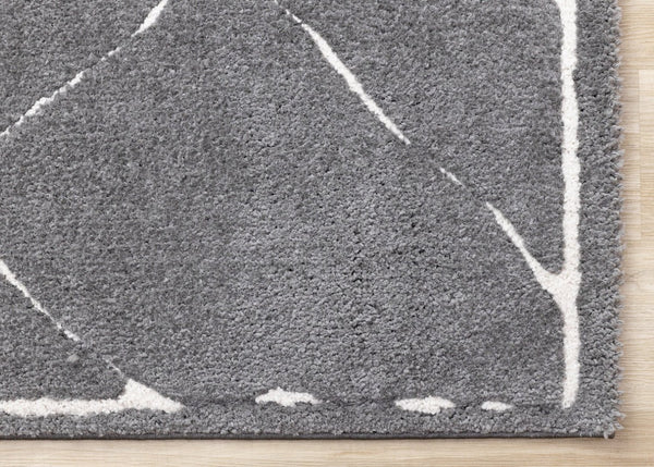 HomeRoots 5' Soft White Area Rug - Durable, Stain-Resistant, Modern Design for Cozy Living Spaces and Homes 5' X 8' 660017