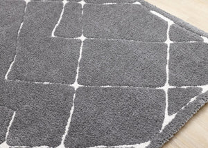 HomeRoots 5' Soft White Area Rug - Durable, Stain-Resistant, Modern Design for Cozy Living Spaces and Homes 8' X 11' 660018