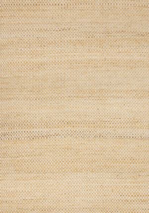HomeRoots 5' Hand-Woven Jute Geometric Area Rug in Beige and Cream – Durable, Stylish, Perfect for Any Room 5' X 8' 660023