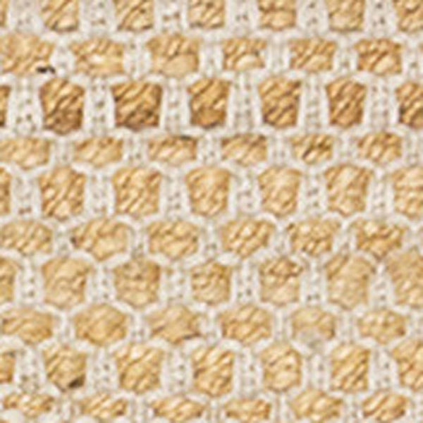 HomeRoots 5' Hand-Woven Jute Geometric Area Rug in Beige and Cream – Durable, Stylish, Perfect for Any Room 8' X 11' 660024