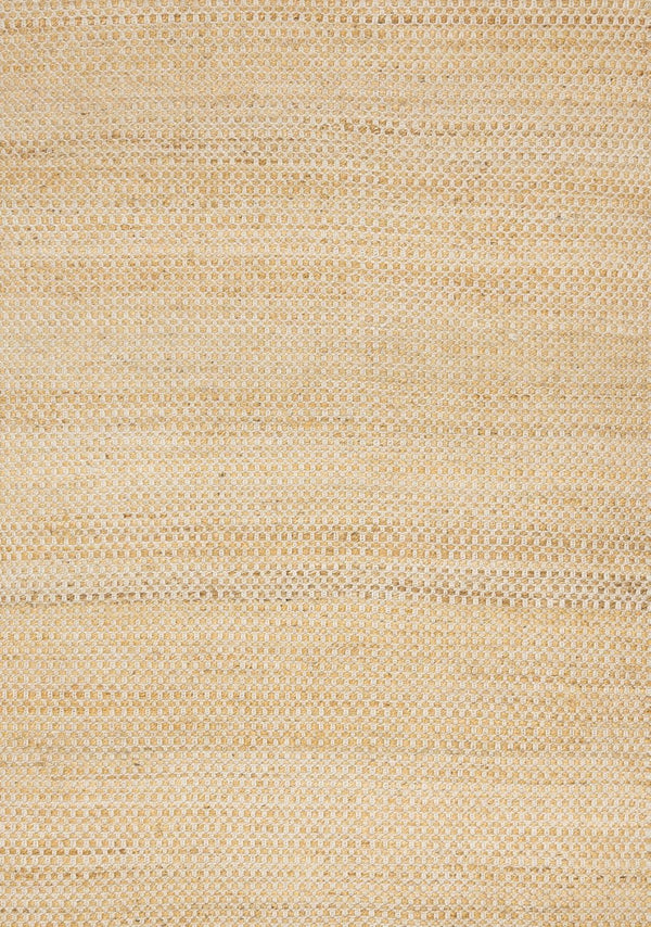 HomeRoots 5' Hand-Woven Jute Geometric Area Rug in Beige and Cream – Durable, Stylish, Perfect for Any Room 8' X 11' 660024
