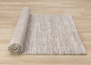 HomeRoots 5' Gray and Brown Abstract Area Rug – Contemporary Design for Stylish, Durable Living Spaces 5' X 8' 660025