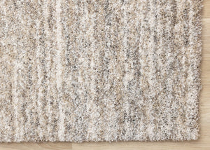 HomeRoots 5' Gray and Brown Abstract Area Rug – Contemporary Design for Stylish, Durable Living Spaces 8' X 11' 660026