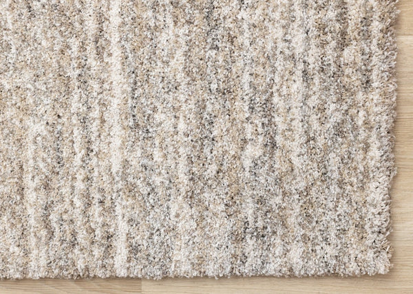 HomeRoots 5' Gray and Brown Abstract Area Rug – Contemporary Design for Stylish, Durable Living Spaces 8' X 11' 660026