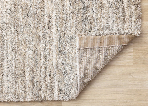 HomeRoots 5' Gray and Brown Abstract Area Rug – Contemporary Design for Stylish, Durable Living Spaces 8' X 11' 660026