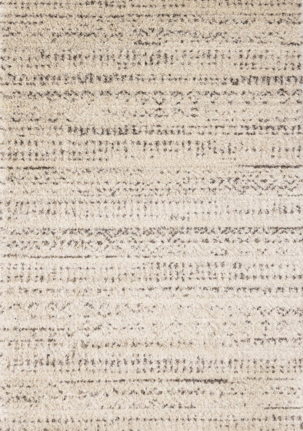 HomeRoots 5' Luxurious Cream and Brown Tribal Area Rug - Plush, Durable, and Ideal for Any Modern Space 8' X 11' 660041