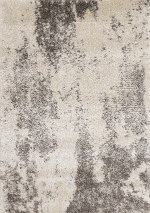 HomeRoots 8' Cream and Brown Abstract Area Rug – Stylish, Durable Design for Comfort in Any Living Space 8' X 11' 660049