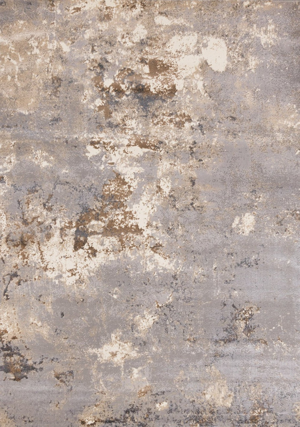 HomeRoots 8' Taupe Brown and Gray Abstract Area Rug - Modern Design, Durable, Stain-Resistant for High-Traffic Areas 8' X 11' 660051