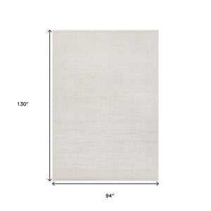 HomeRoots 8' Cream Area Rug - Durable, Stain-Resistant, Soft Underfoot - Perfect for High-Traffic Spaces! 8' X 11' 660062