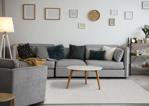 HomeRoots 8' Cream Area Rug - Durable, Stain-Resistant, Soft Underfoot - Perfect for High-Traffic Spaces! 8' X 11' 660062
