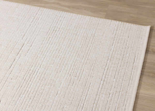 HomeRoots 8' Cream Area Rug - Durable, Stain-Resistant, Soft Underfoot - Perfect for High-Traffic Spaces! 8' X 11' 660062