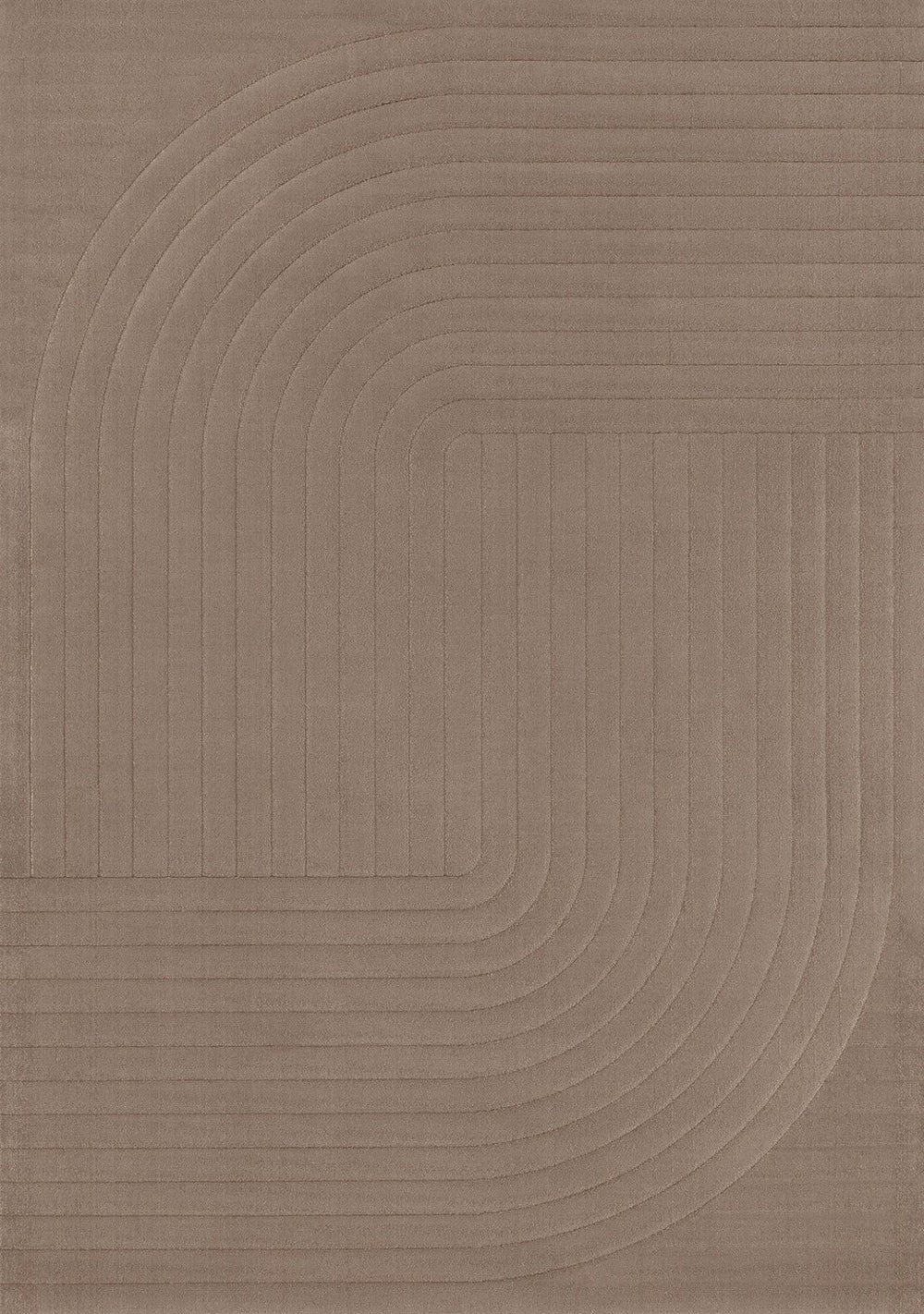 HomeRoots 8' Brown Area Rug - Modern, Durable, and Stain-Resistant Design for Cozy Living Spaces and High Traffic 8' X 11' 660066