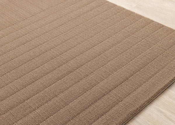 HomeRoots 8' Brown Area Rug - Modern, Durable, and Stain-Resistant Design for Cozy Living Spaces and High Traffic 8' X 11' 660066