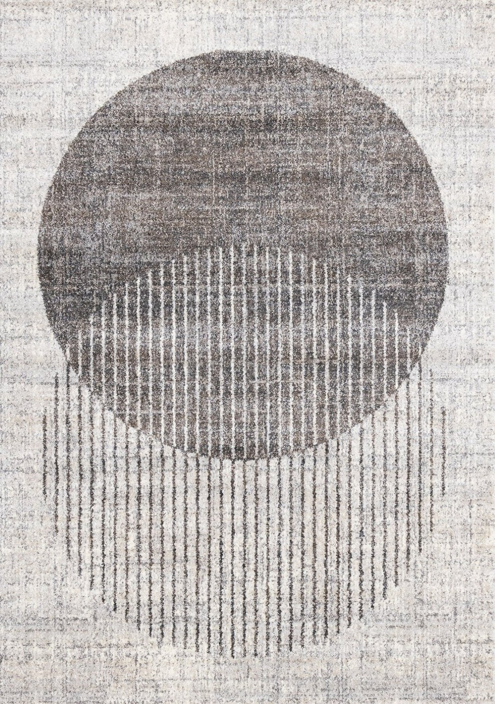 HomeRoots 8' Modern Gray and White Geometric Area Rug – Durable, Stain-Resistant Design for High-Traffic Spaces 8' X 11' 660068