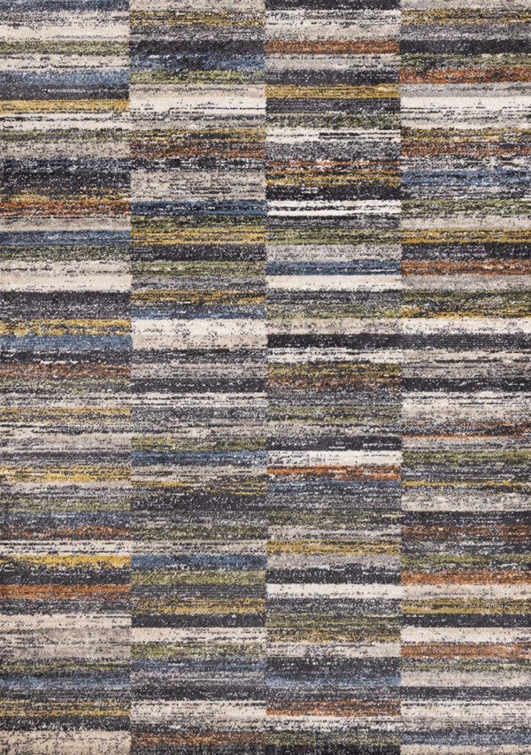 HomeRoots 8' Modern Abstract Area Rug in Gray-Green & Ivory - Durable, Easy-Care Design for Family Spaces 8' X 11' 660075