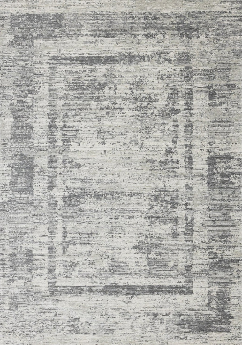 HomeRoots 8' Gray and Charcoal Geometric Area Rug - Modern Design, Stain-Resistant, Perfect for High Traffic Areas 8' X 11' 660079