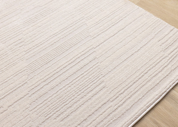 HomeRoots 8' Beige Area Rug - Soft, Durable, Stain-Resistant Design for Modern Living Spaces and Versatile Decor 8' X 11' 660081