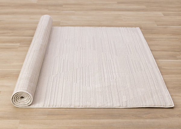 HomeRoots 8' Beige Area Rug - Soft, Durable, Stain-Resistant Design for Modern Living Spaces and Versatile Decor 8' X 11' 660081