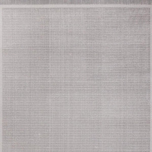 HomeRoots 5' Gray Geometric Area Rug - Modern Design, Soft Polyester, Stain-Resistant, Perfect for Any Room 5' X 8' 660082
