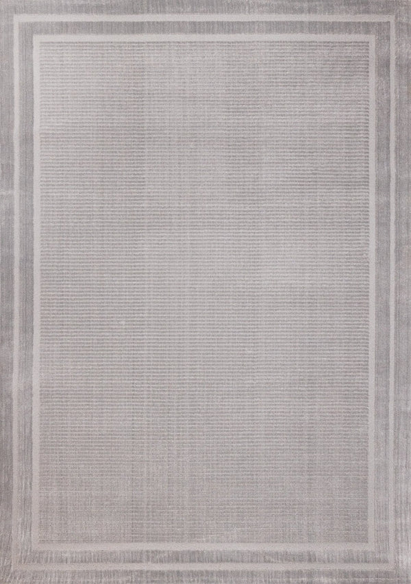 HomeRoots 5' Gray Geometric Area Rug - Modern Design, Soft Polyester, Stain-Resistant, Perfect for Any Room 5' X 8' 660082