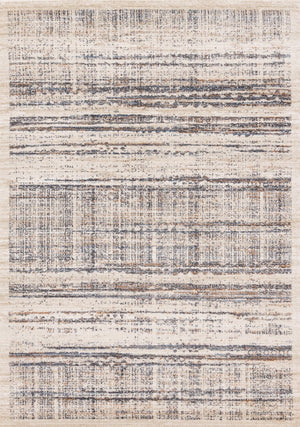 HomeRoots 5' Modern Abstract Area Rug in Beige, Gray, and Brown – Durable, Stain-Resistant, Stylish Home Décor 5' X 8' 660090