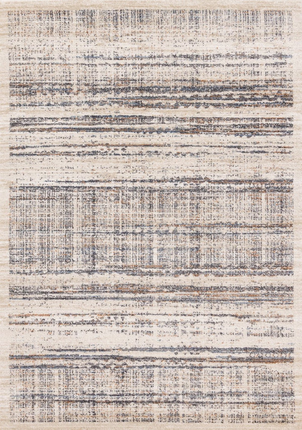HomeRoots 5' Modern Abstract Area Rug in Beige, Gray, and Brown – Durable, Stain-Resistant, Stylish Home Décor 5' X 8' 660090