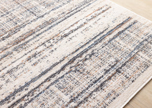 HomeRoots 8' Modern Abstract Area Rug in Beige, Gray & Brown - Durable, Stain-Resistant & Easy-Care Design 8' X 11' 660091