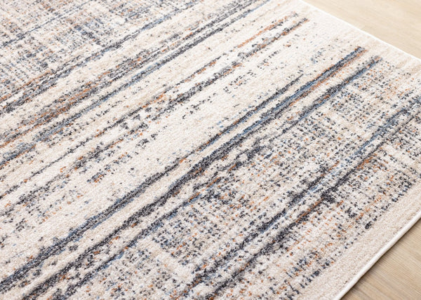 HomeRoots 8' Modern Abstract Area Rug in Beige, Gray & Brown - Durable, Stain-Resistant & Easy-Care Design 8' X 11' 660091