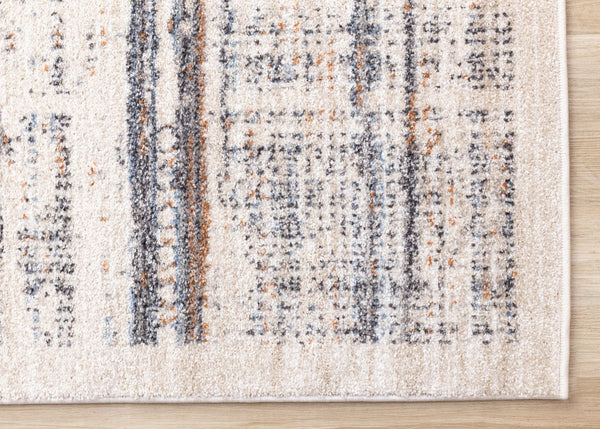 HomeRoots 8' Modern Abstract Area Rug in Beige, Gray & Brown - Durable, Stain-Resistant & Easy-Care Design 8' X 11' 660091