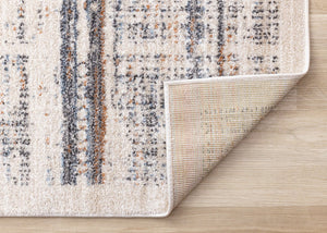 HomeRoots 8' Modern Abstract Area Rug in Beige, Gray & Brown - Durable, Stain-Resistant & Easy-Care Design 8' X 11' 660091